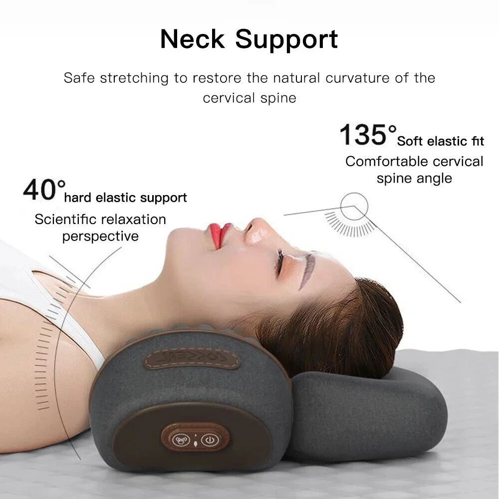 Electric Massager Hot Compress Neck Pillow