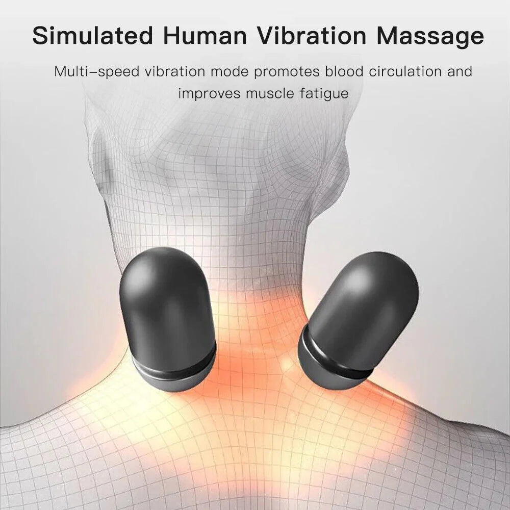 Electric Massager Hot Compress Neck Pillow