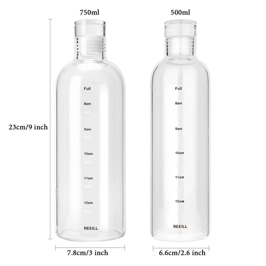 Glass Water Bottle