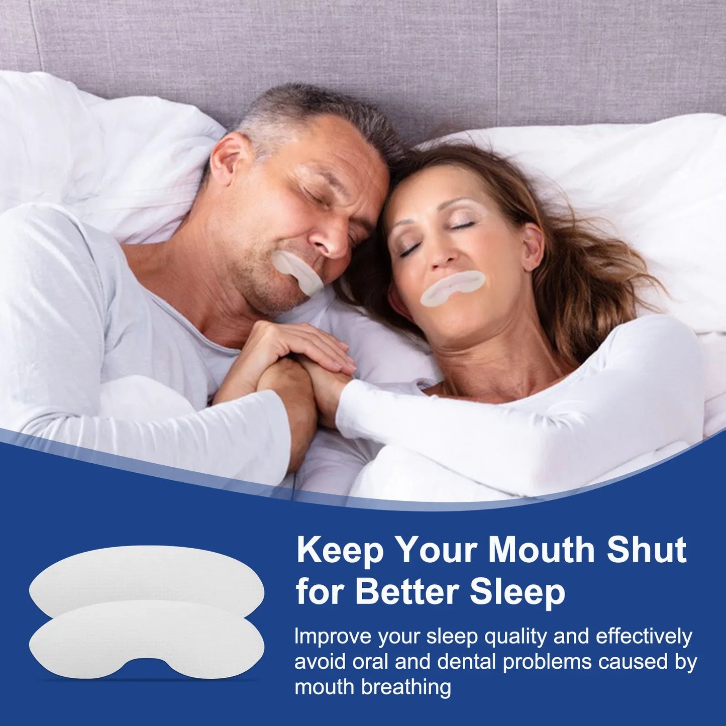 90 Pcs Mouth Tape Sleep Strip for Anti-snoring